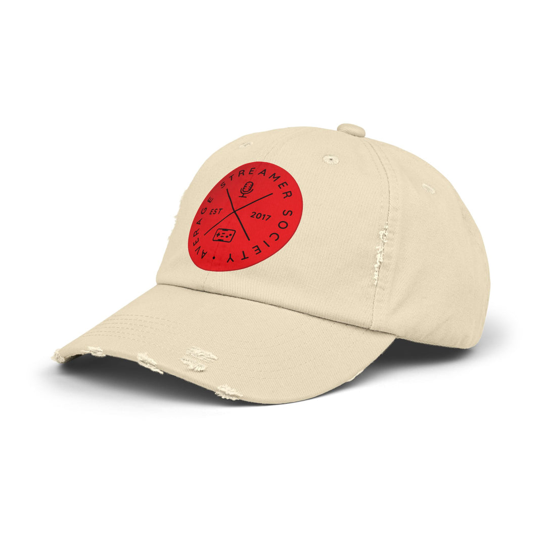 Unisex Distressed Cap - Average Streamer Society Collection, 2017 Edition
