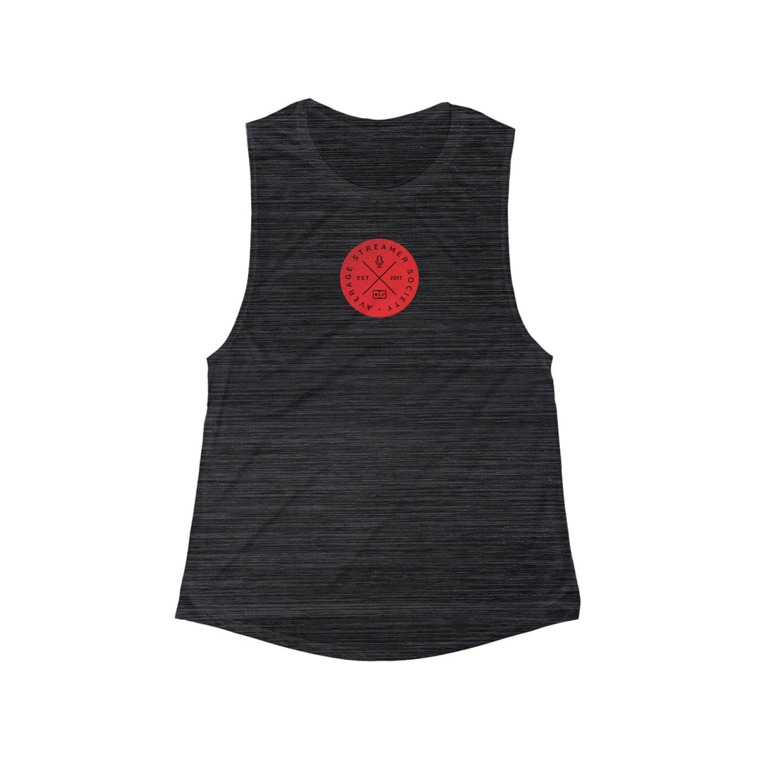 Average Streamer Society Women's Flowy Scoop Muscle Tank