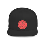 Load image into Gallery viewer, Average Streamer Society Stylish Flat Bill Snapback Cap - Trendy Adjustable Hat with Unique Design
