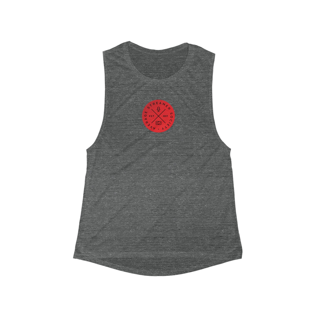 Average Streamer Society Women's Flowy Scoop Muscle Tank