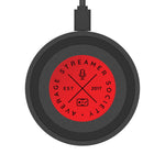Load image into Gallery viewer, Average Streamer Society Quake Wireless Charging Pad.
