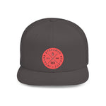 Load image into Gallery viewer, Average Streamer Society Stylish Flat Bill Snapback Cap - Trendy Adjustable Hat with Unique Design
