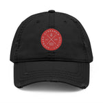 Load image into Gallery viewer, Average Streamer Society Distressed Dad Hat with Embroidered Logo - Vintage Casual Cap for Everyday Wear

