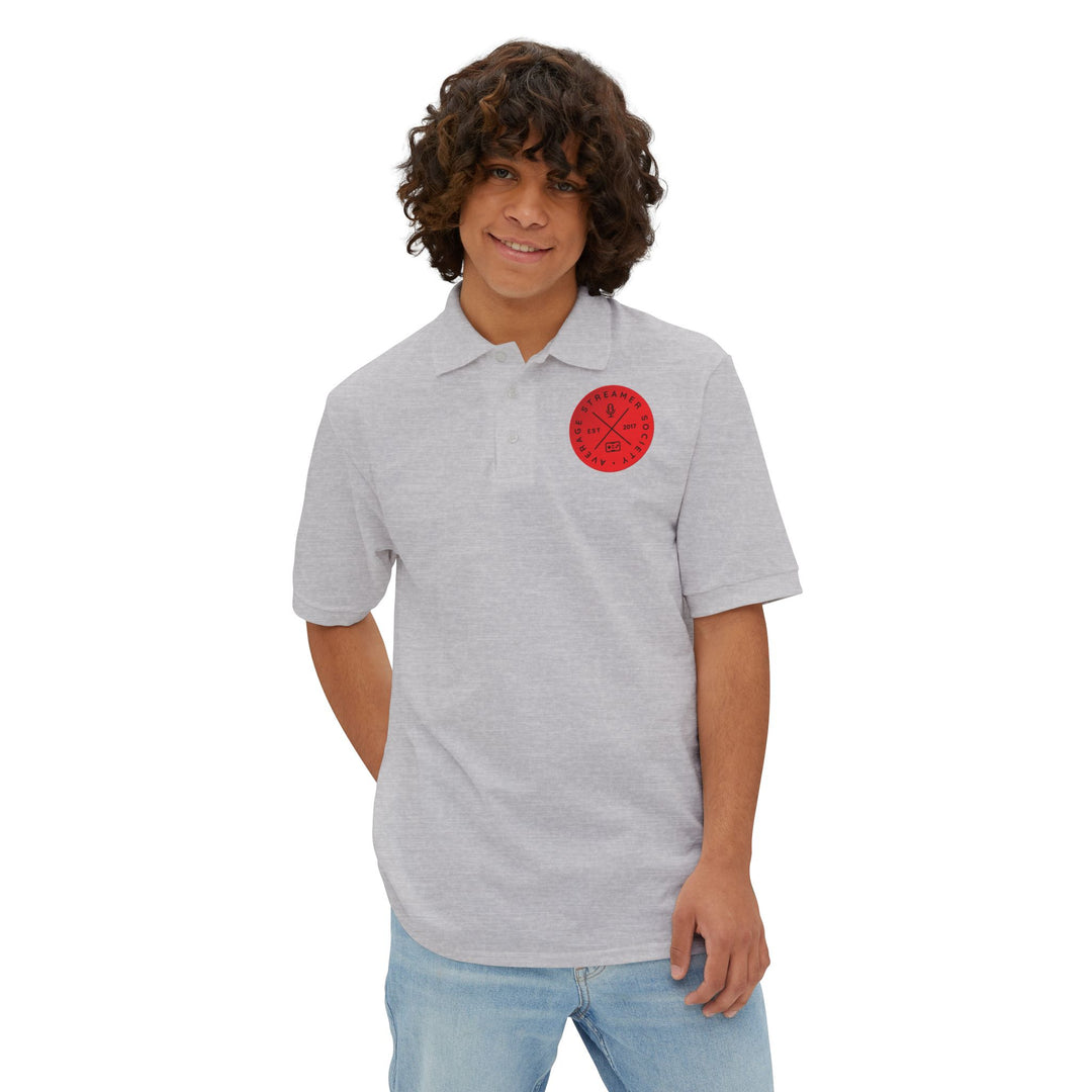 Average Streamer Society Men's Piqué Polo