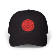 Average Streamer Society Heritage Red Emblem Classic Dad Cap - Casual Style for Everyday Adventures