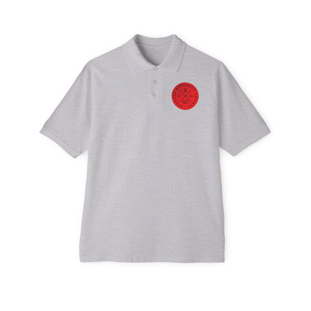 Average Streamer Society Men's Piqué Polo