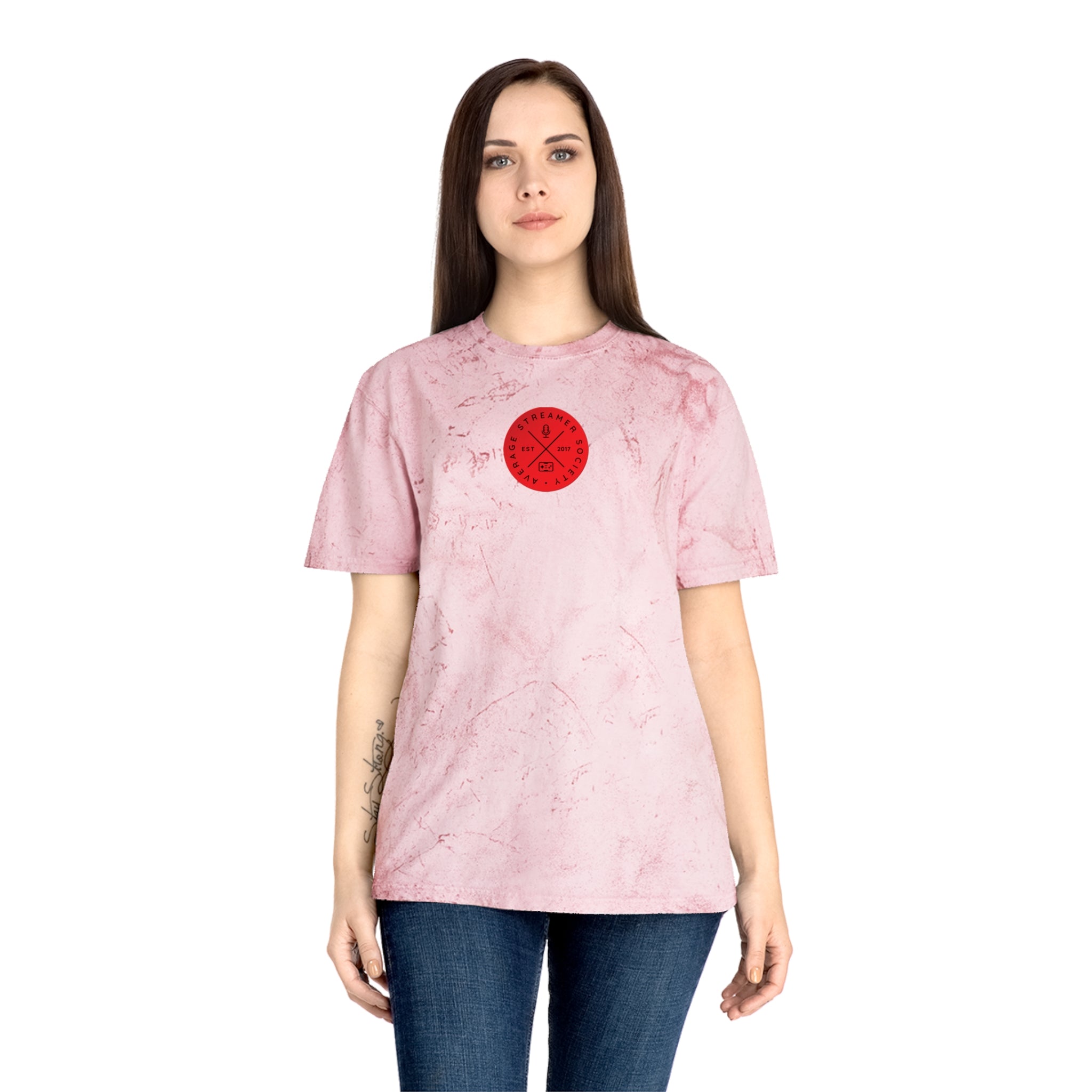 bright crimson pink blast shirt