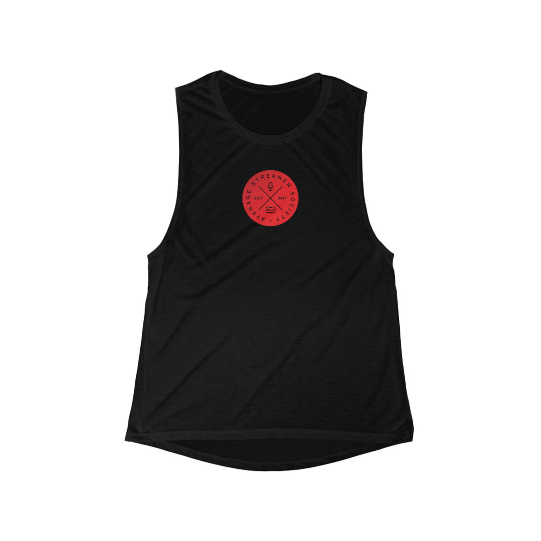 Average Streamer Society Women's Flowy Scoop Muscle Tank
